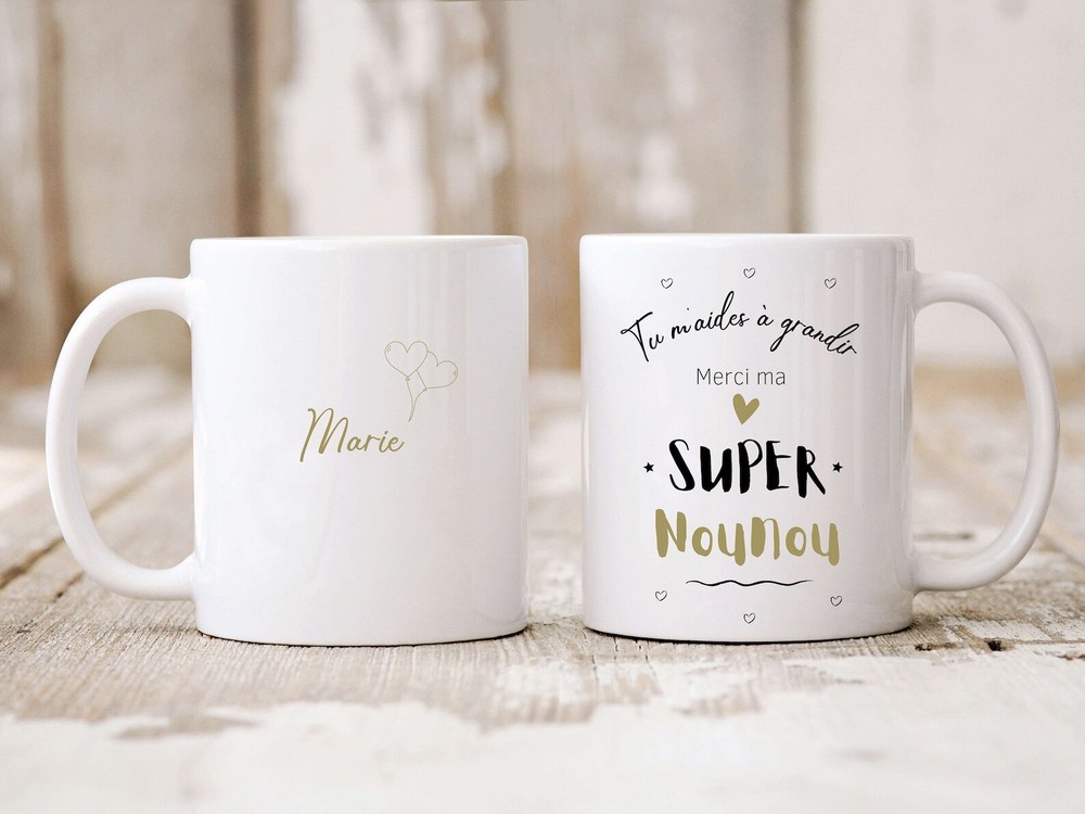 Mug Thank You My Super Nanny Personalized Nanny Gift Nanny
