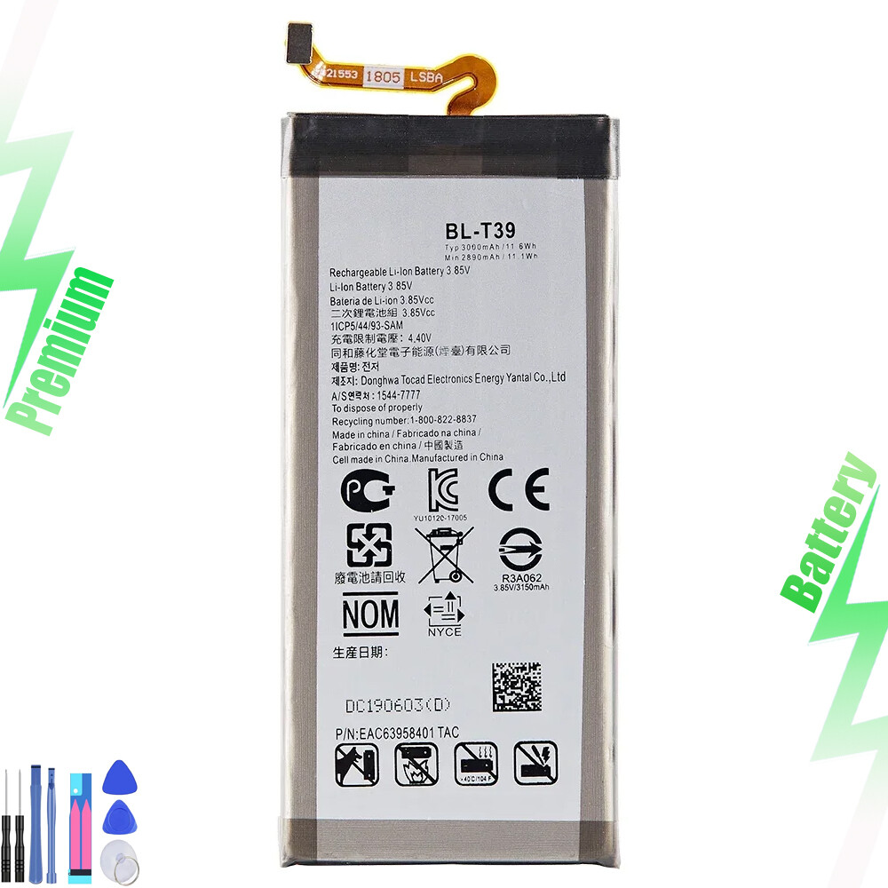 For LG K40 2019 / LMX420 / X420 / K12 Pl  Replacement Battery BL-T39 Tools