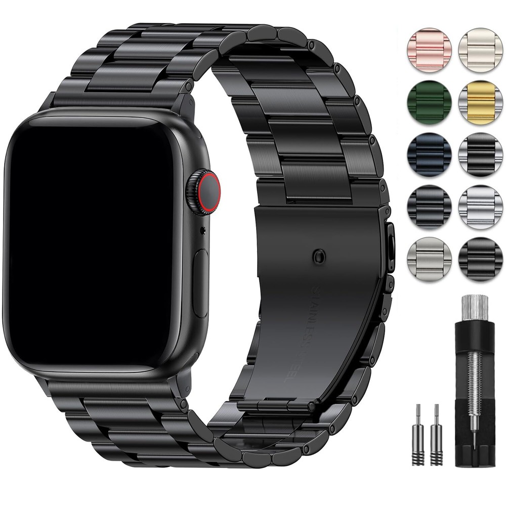 EPULY Metal Band Compatible with Apple Watch Band 49mm 46mm 45mm 44mm 42mm 41mm