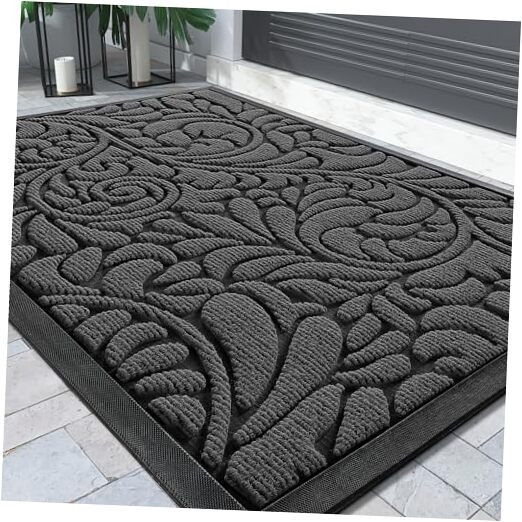 Sturdy Door Mat, Heavy Duty Front Welcome 2'6