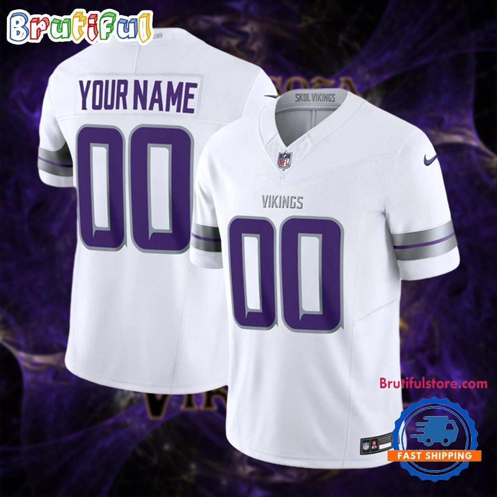 MinnesotaxVikings Active Player Custom Winter Warrior Limited Football Jesey