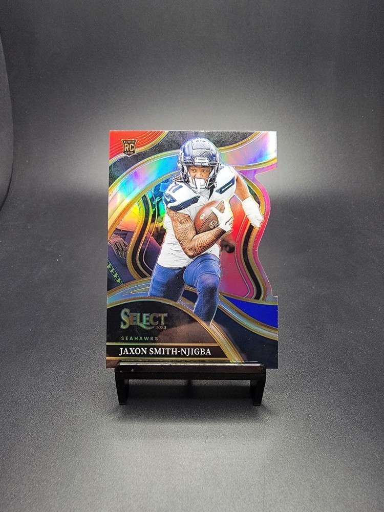 2023 Select Jaxon Smith-Njigba Red Blue Die-Cut Club Level Rookie RC #259