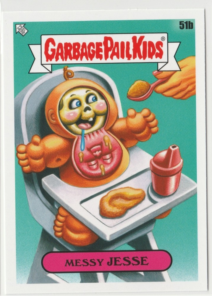 Messy Jesse 51b Garbage Pail Kids GPK 2021 Food Fight Series Card