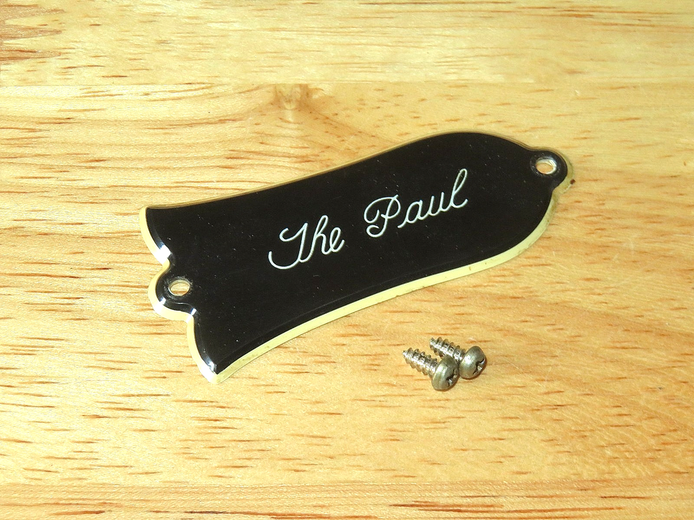 Gibson 1979 Black 2 Ply The Paul Truss Rod Cover