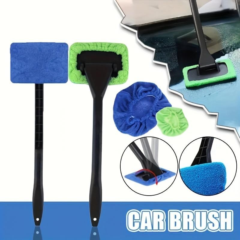 Long Handle Microfiber Car Windshield Cleaner Brush  