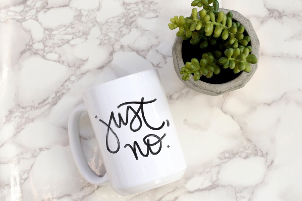 Joke-Free Coffee Mug for Serious Drinkers