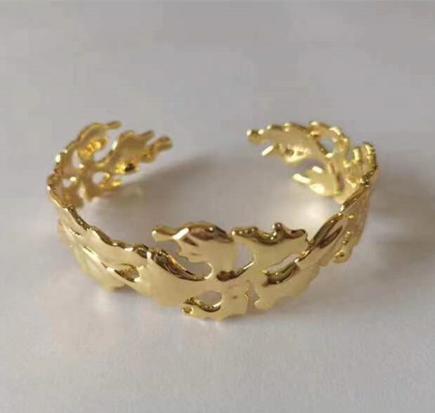Kendra Scott Savannah Vintage Gold-Tone Cuff Bracelet for Women