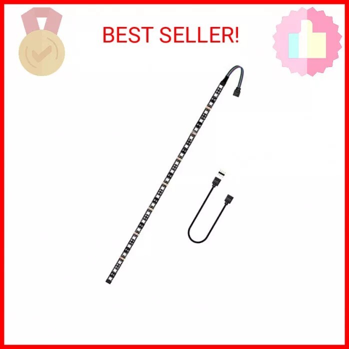 LED RGB PC Light Strip 1PCs 19.7in RGB LED Strip for 12V 4-Pin RGB LED headers f