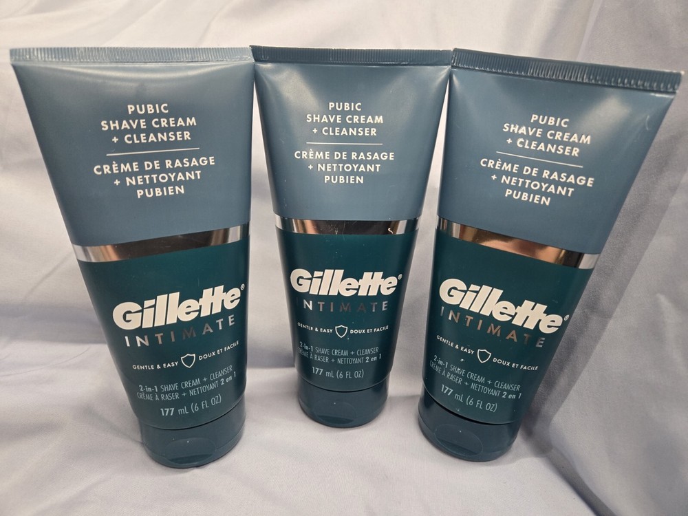 Limited Time Get 4 Gillette Intimate 2-in-1 Pubic Shave Cream & Cleanser 6 fl oz-image