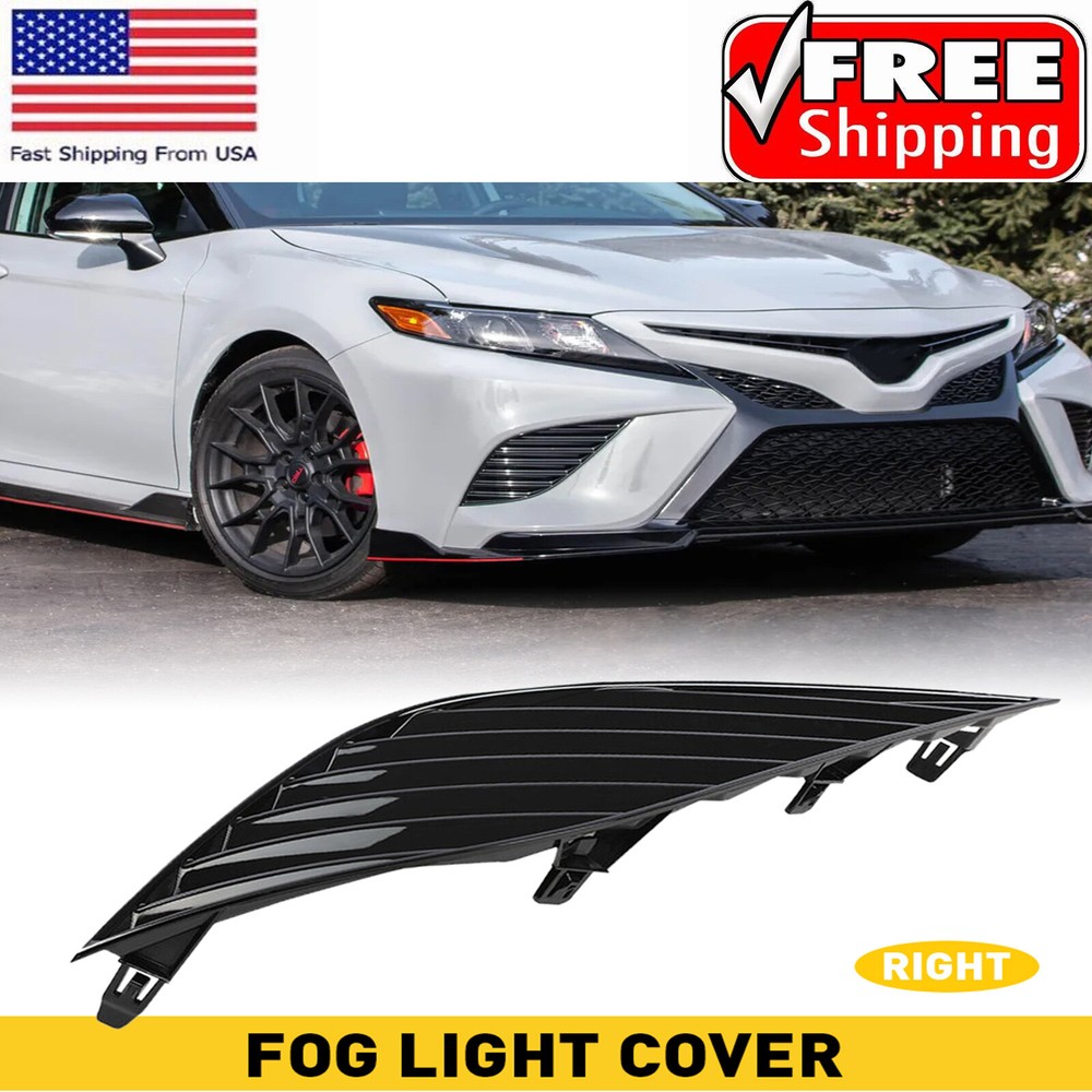 Fit For 2018-2020 Toyota Camry Front Bumper Cover Fog Light Right Passenger Side