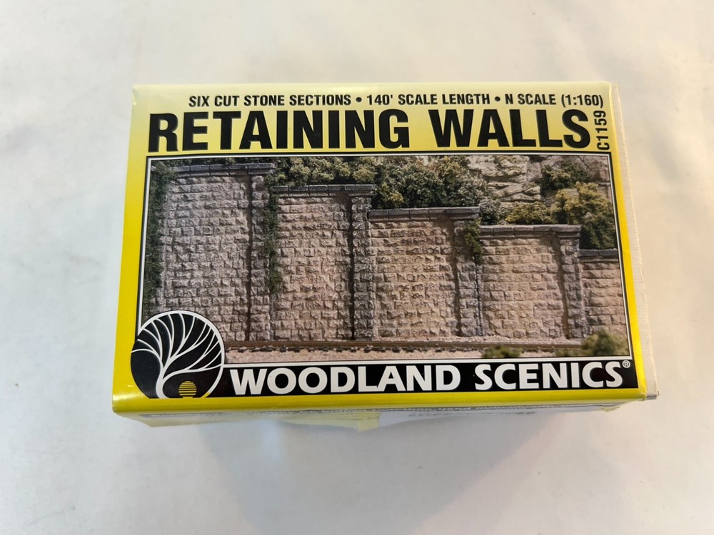 Woodland Scenics C1159 N Scale Retaining Walls