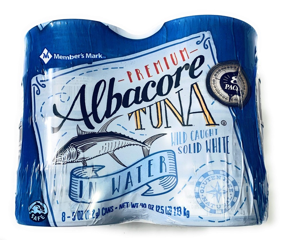 Members Mark Albacore Tuna 8-Pack Premium Wild-Caught-image