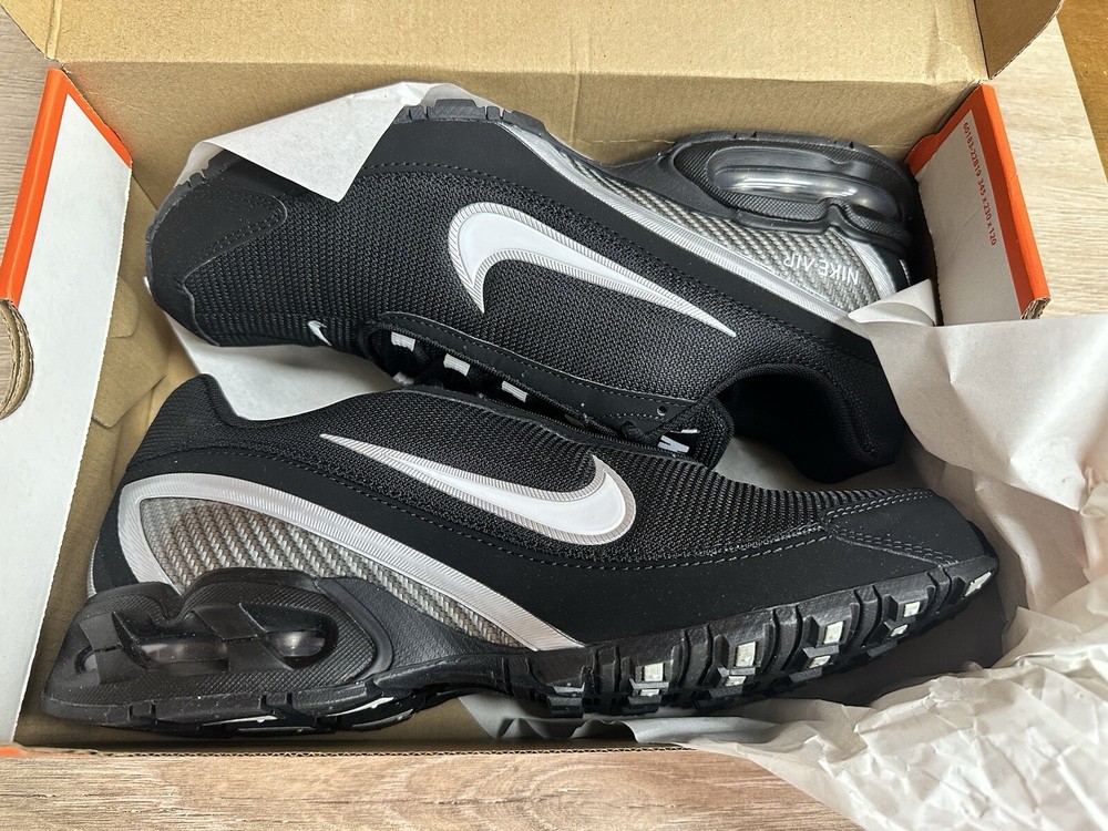 SIZE 9-Nike Air Max Torch 3 319116-011 Men's Black White Running Sneaker Shoes