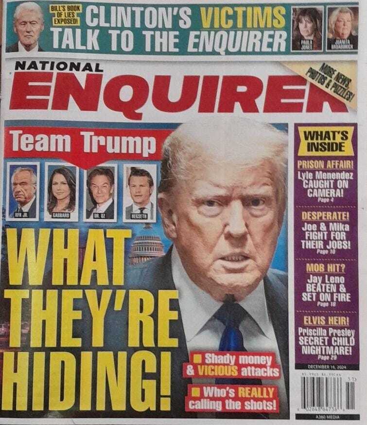 National Enquirer Magazine December 16, 2024
