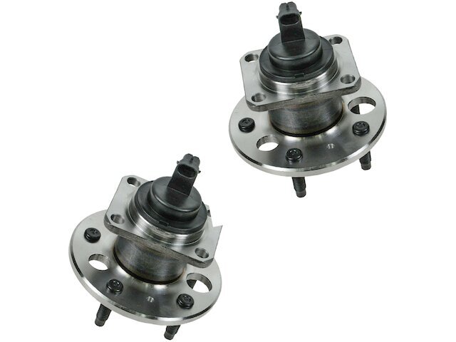 TRQ Rear Wheel Hub and Bearing Kit for 1999-2000 Pontiac Grand Am 85BPQD
