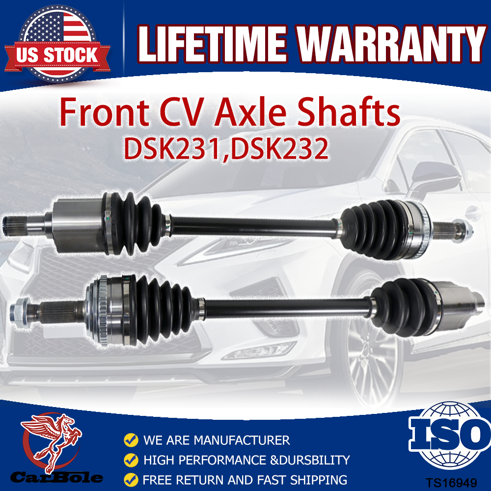 Pair Front CV Axle Assembly Kit for 2003-2008 Honda Pilot & Acura MDX 3.5L