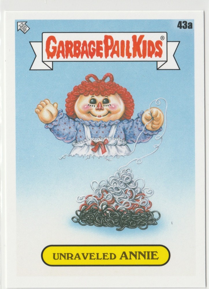 Unraveled Annie 43a Garbage Pail Kids GPK 2022 Book Worms Trading Card