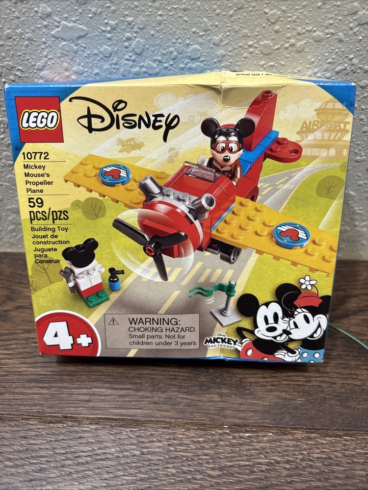 LEGO 10772 Disney Mickey Mouse's Propeller Plane New Exclusive Fig Box Damage