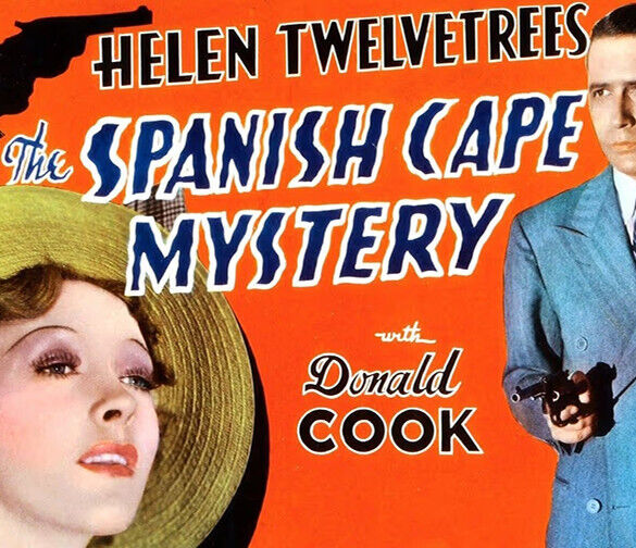 Ellery Queen THE SPANIH CAPE MYSTERY 1935 & THE MANDARIN MYSTERY on DVD