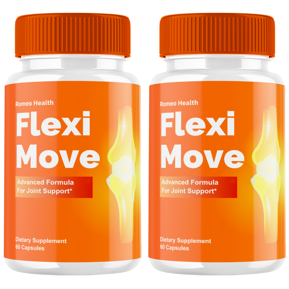 Flexi Move Joint Supplement Capsules, Official FlexiMove Pills (2 Bottle)