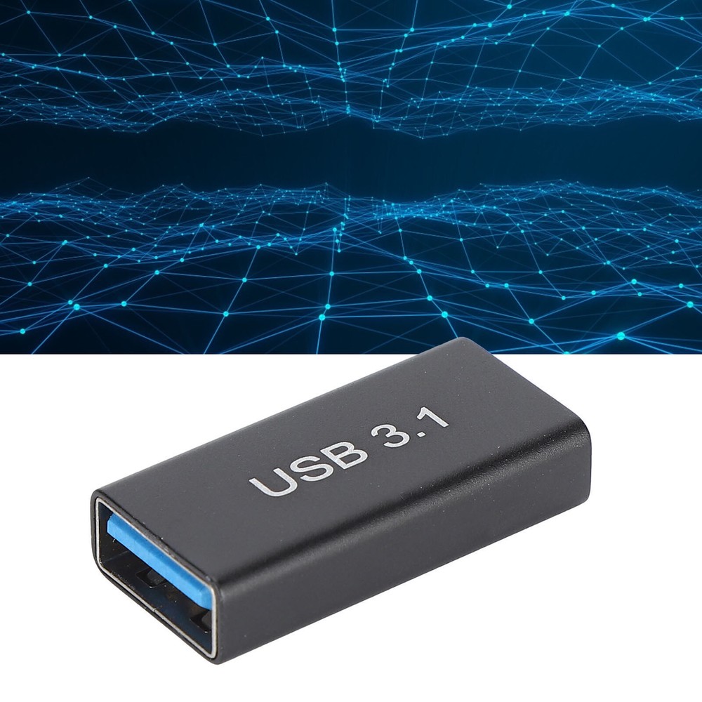 USB 3.1 Type-C Female to USB-A Female Adapter for Fast Data Transfer