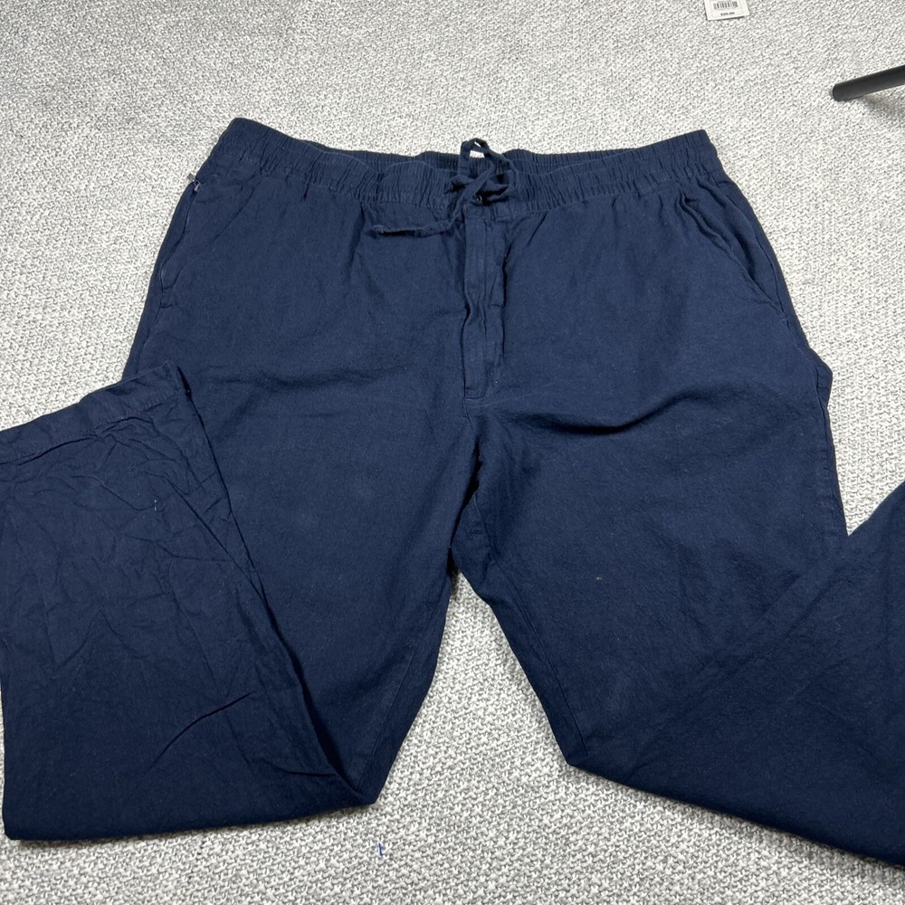 Shaquille O’Neal linen cotton pull on pants, big and tall XXL