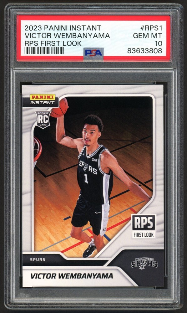 2023 Panini Instant Victor Wembanyama #RPS1 Rookie PSA 10 Gem Mint RC