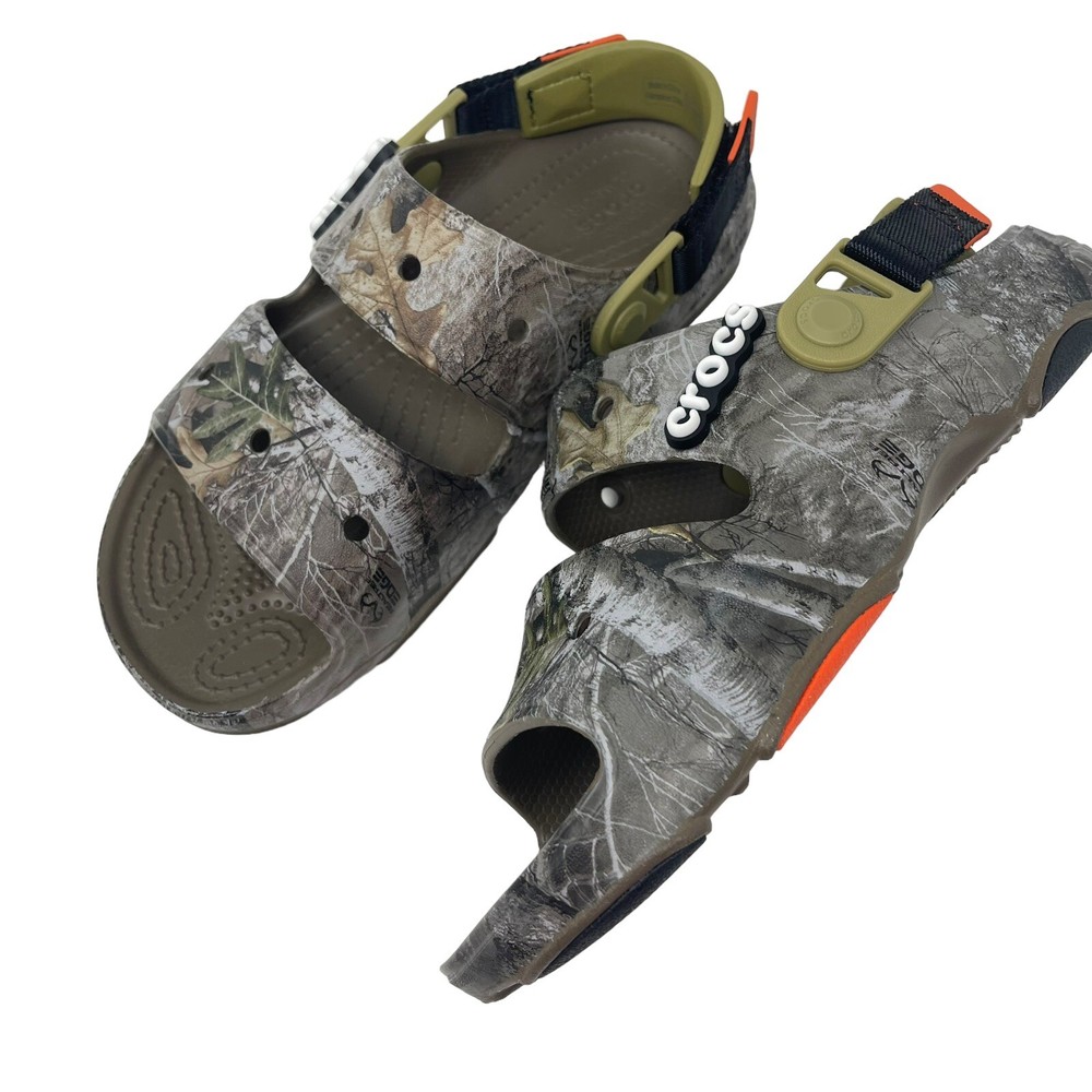 Crocs Men's Size 7 Classic All Terrain Realtree EDGE Camo Sandals 207891-267