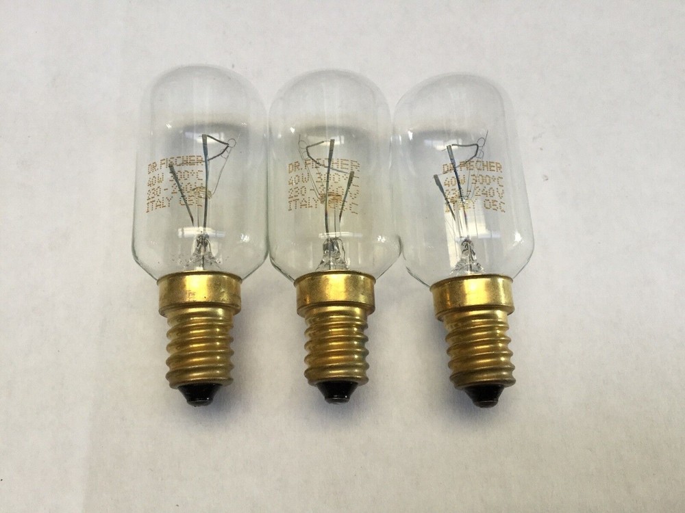 3 x AEG Competence Oven Lamp Light Bulb Globe B3140-1-M 944181619