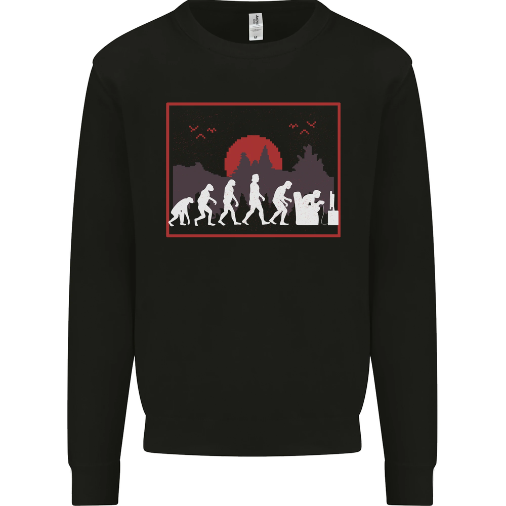 Sudadera Jumper para Hombres Evolution of a Gamer Videojuegos