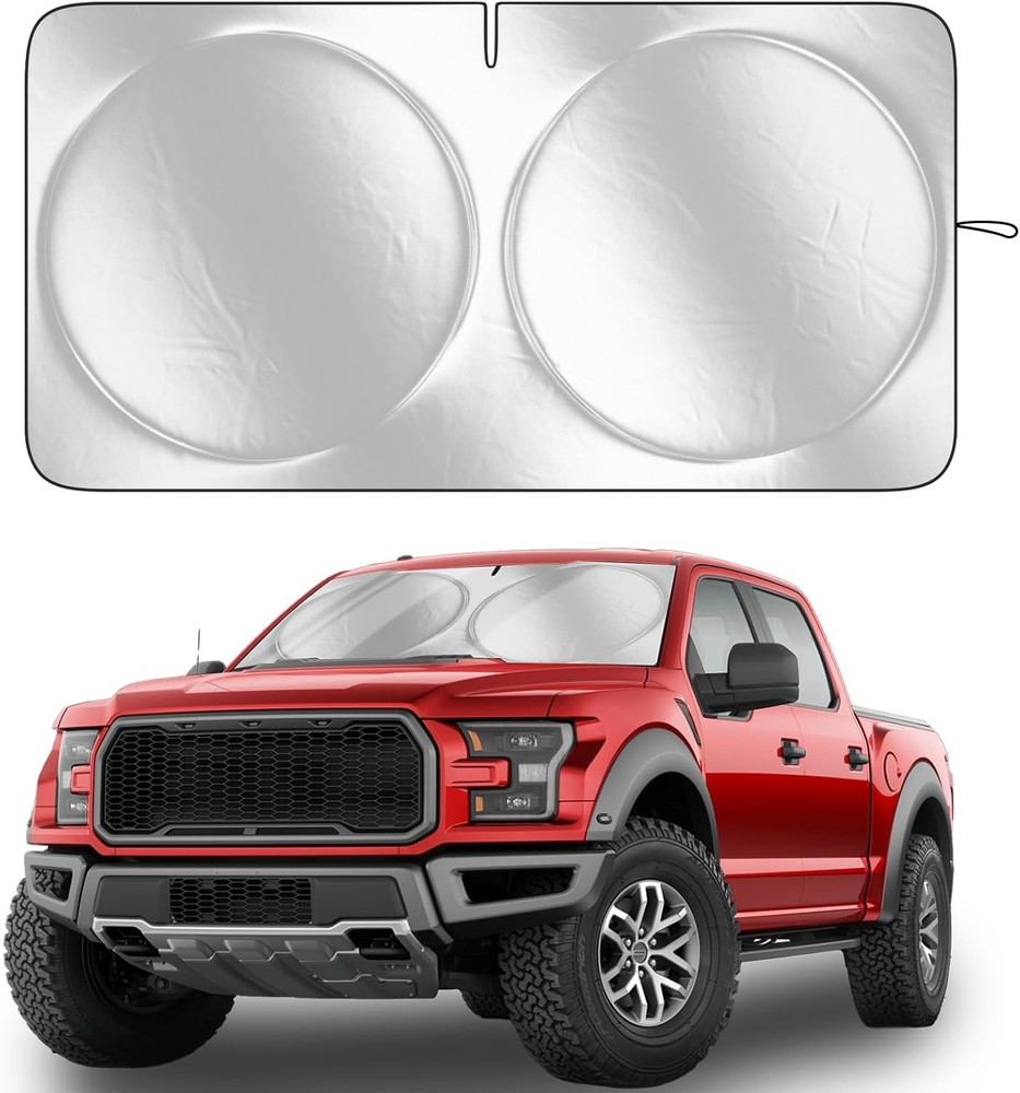 Jumbo Foldable Car Windshield Sun Shade for Front and Rear Windows