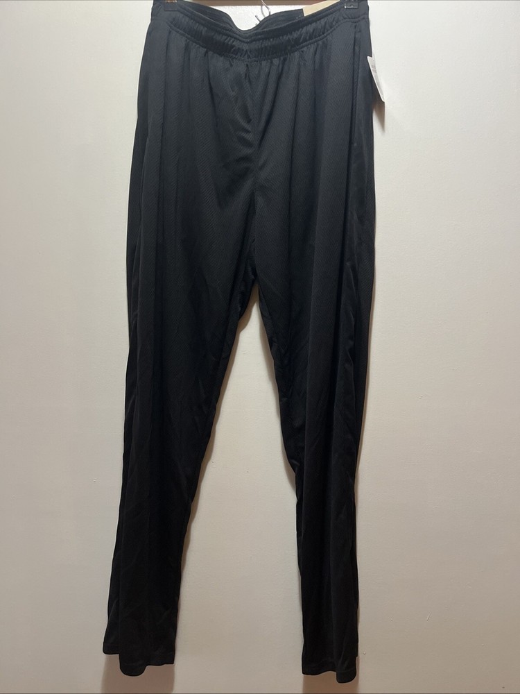 Reebok Men’s Zippered Ankle Joggers Black Large