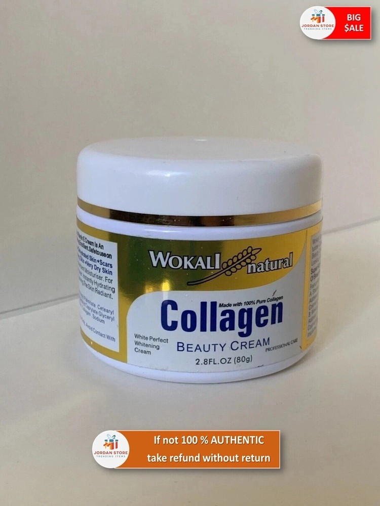 Collagen Cream for Dry Skin Anti-Aging Treatment with Pure Vitamin E