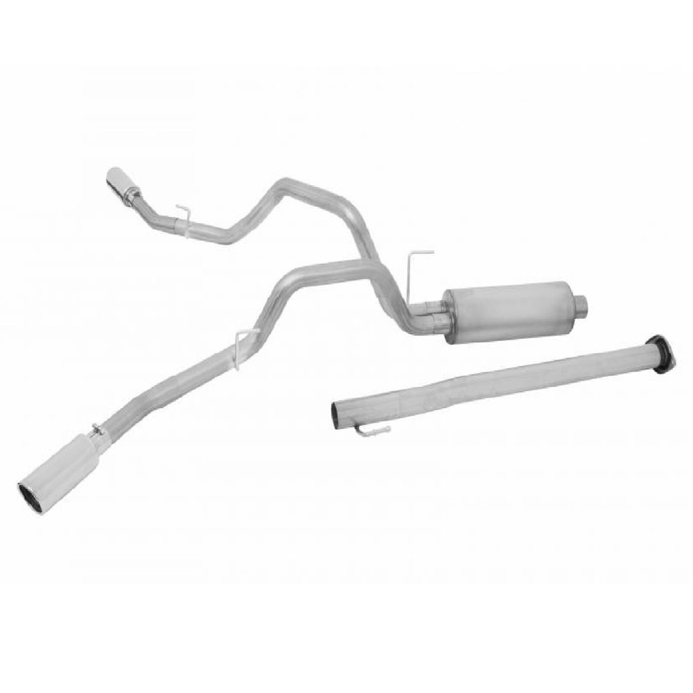 Gibson 9021 Aluminized Dual Extreme Exhaust System for 15-18 F-150 Crew Cab