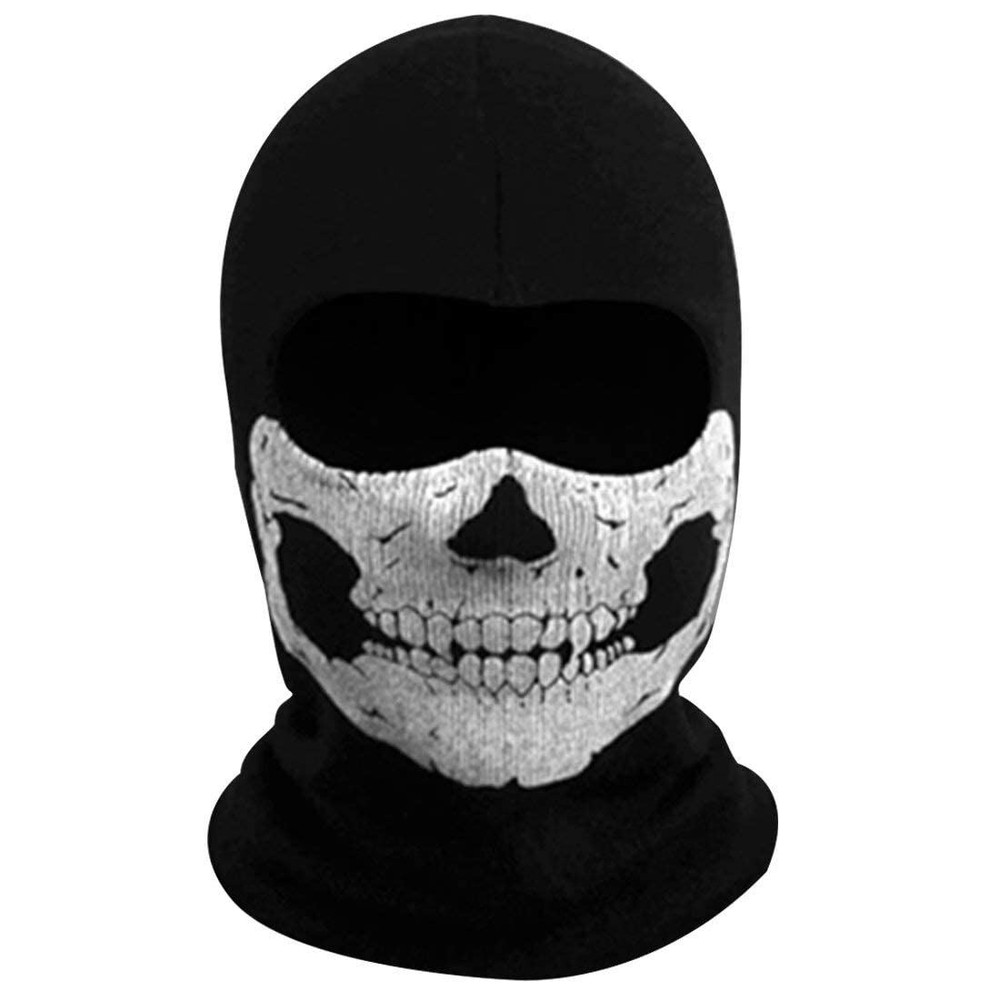 Call of Balaclava Duty Ghost Skull Full Face Skeleton Ski Moto Bike Mask
