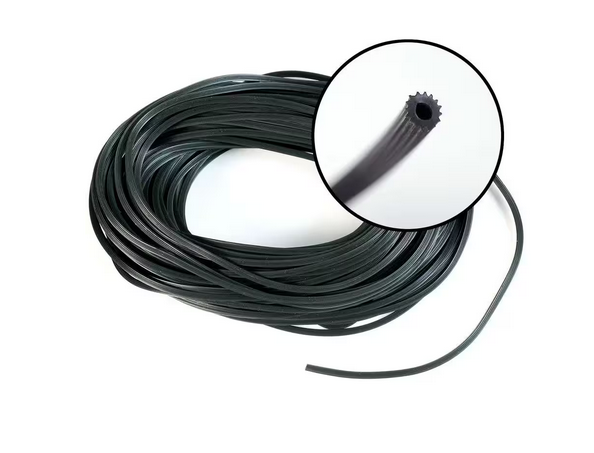 0.140 in. x 100 ft. Black Screen Spline Vinyl Window Door Repair