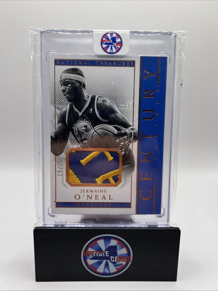 2017 Panini National Treasures Jermaine O'Neal Game Used Logo Patch #19/25