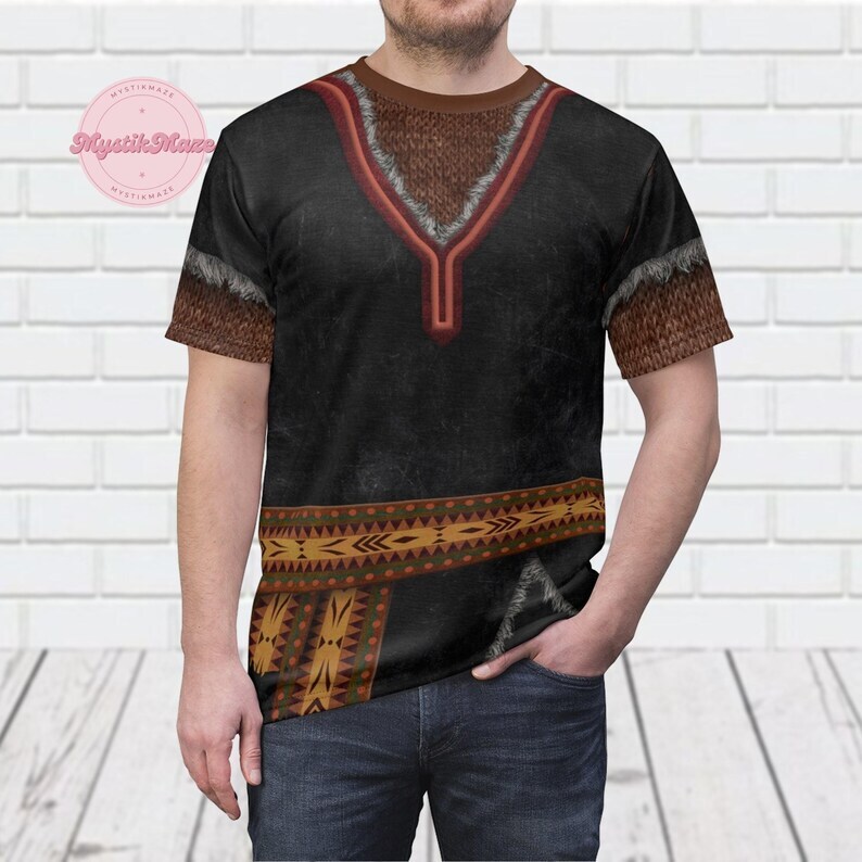 Kristoff 3D All Over Print T-Shirt Frozen Cosplay Mother Day Gift Best Price-image