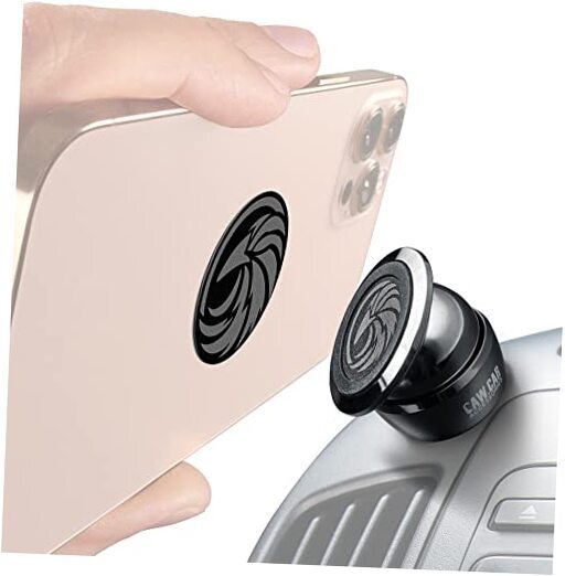 Universal Magnetic Car Phone Mount - All-Metal Holder for Smartphones & GPS