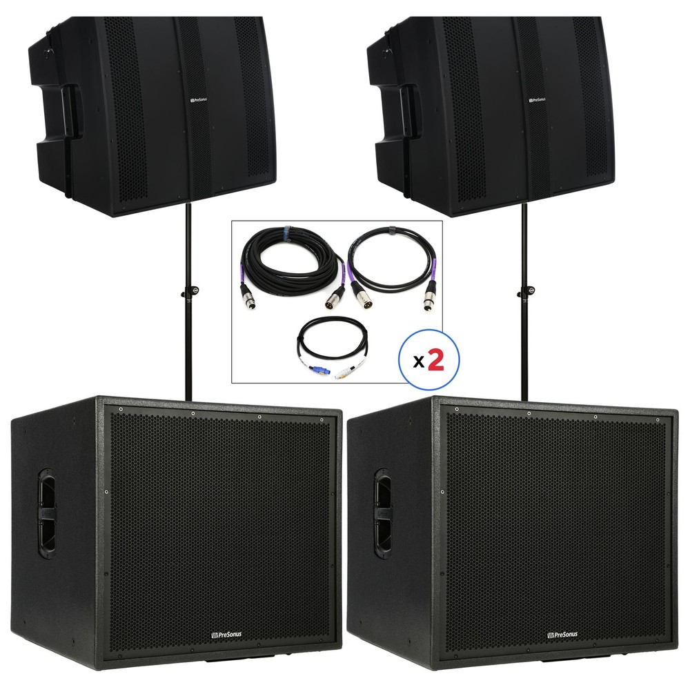 PreSonus CDL12P Constant Directivity Loudspeaker Dual PA System