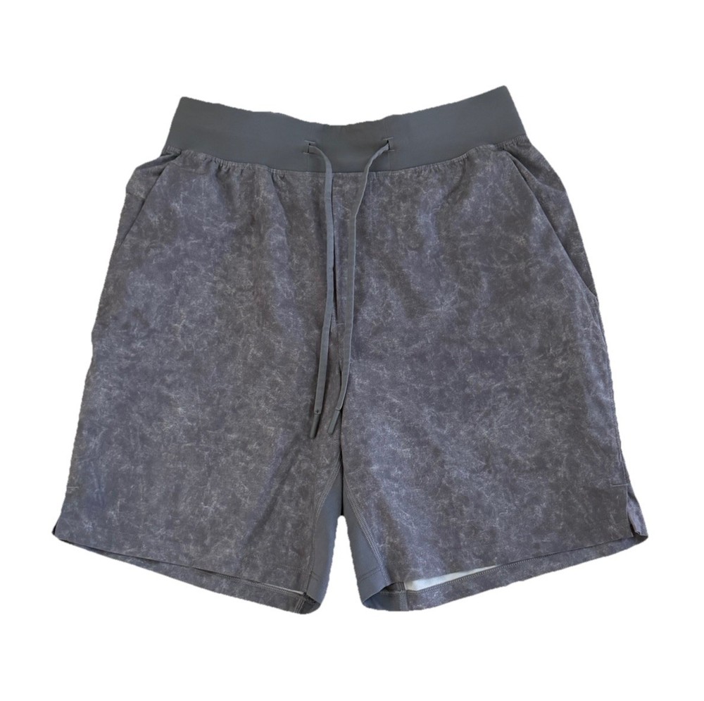 LULULEMON T.H.E. SHORT 7” GRAVEL DUST ASPHALT GREY MULTI SIZE SMALL