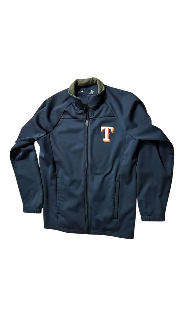 Antigua Texas Rangers MLB Performance Jacket Medium Golf Full Zip Sporty
