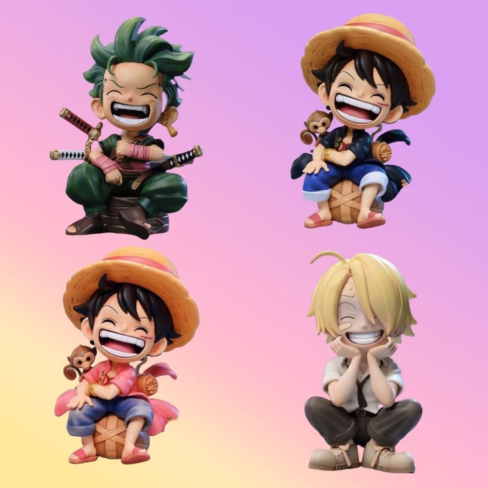 Latest pirate figurine sitting and laughing with detailed design