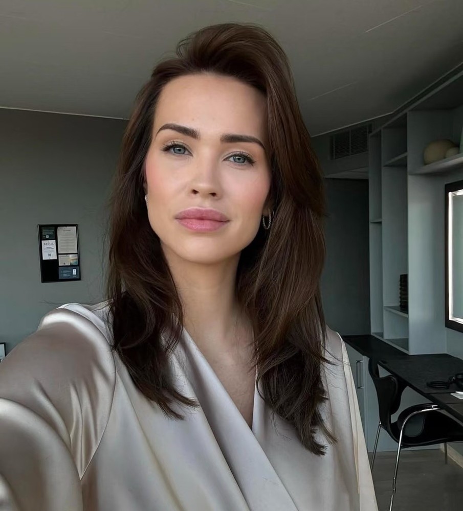 14'' Dark Brown 100% Human Hair Wig 13x4 Lace Front Wigs