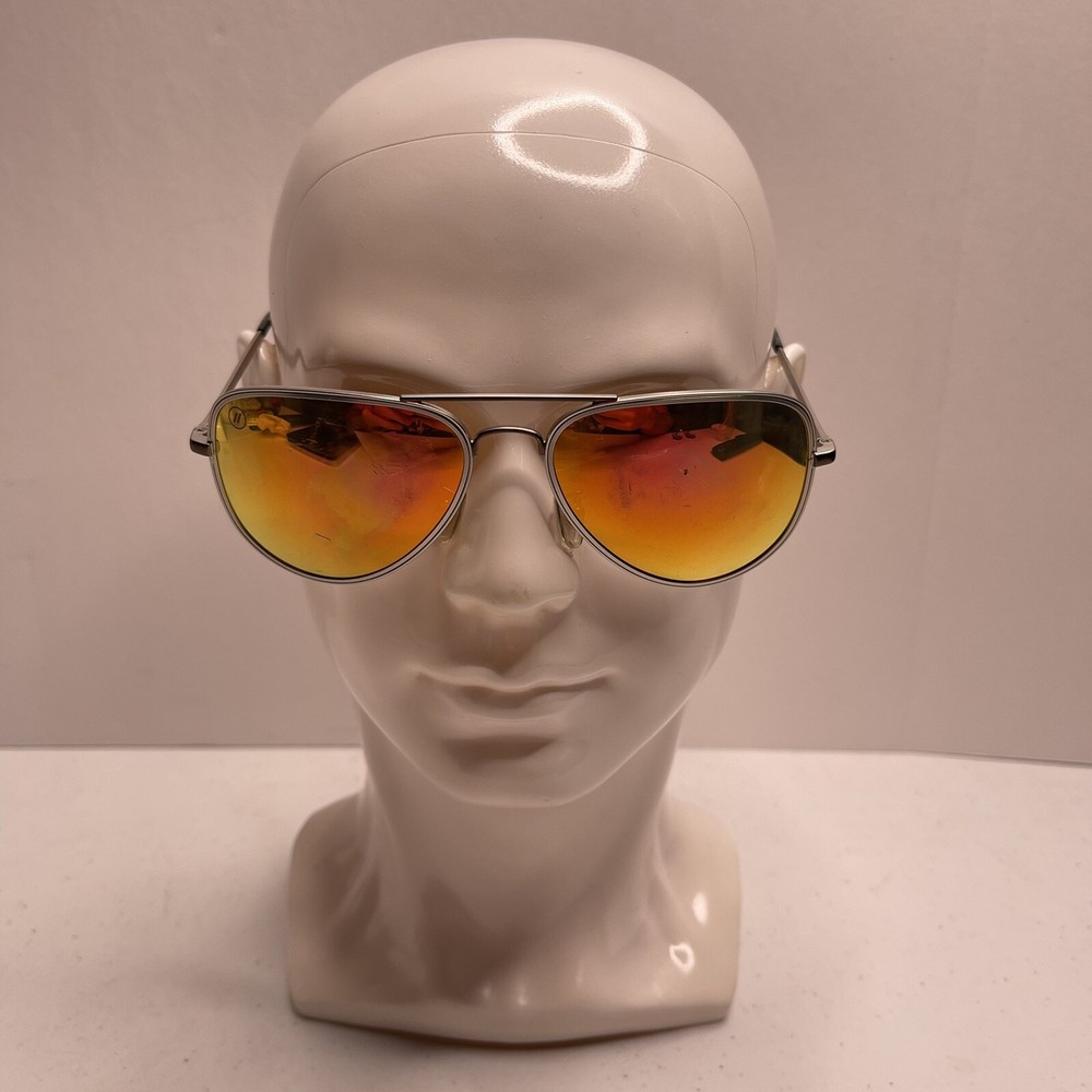 Blenders Sedona Sunset Silver Frame Polarized Hot Pink Mirrored Lens Sunglasses