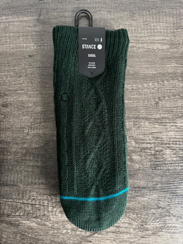 Stance Warm House Slipper Socks Crew Roasted Sz: SMALL Men's 3-5.5 Women's 5-7.5