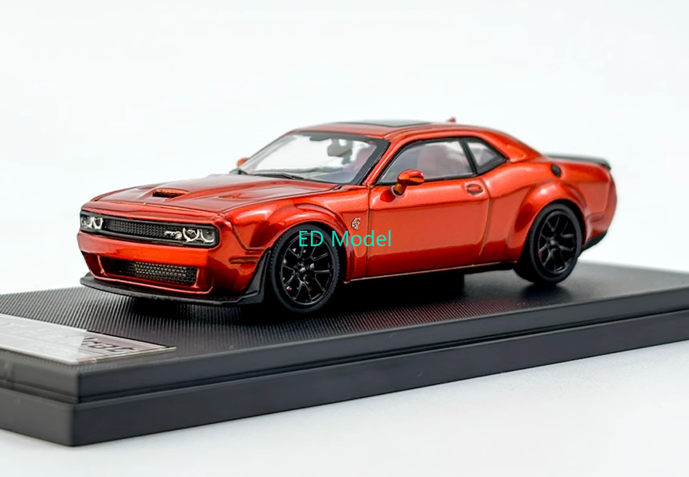 BN SH 1:64 Metal Orange SRT Hellcat Muscle Sports Model Diecast Metal Car