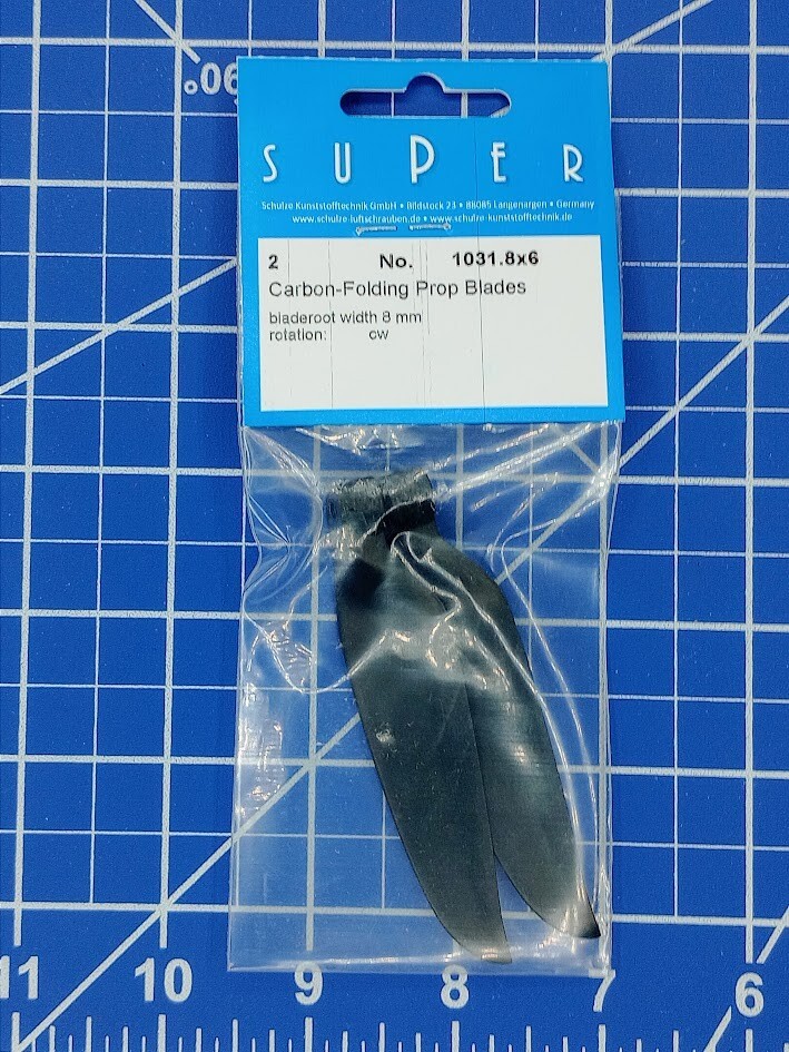 Low-Noise Propellers Carbon Fiber Prop Blades #1031 8x6 Bladeroot width 8mm