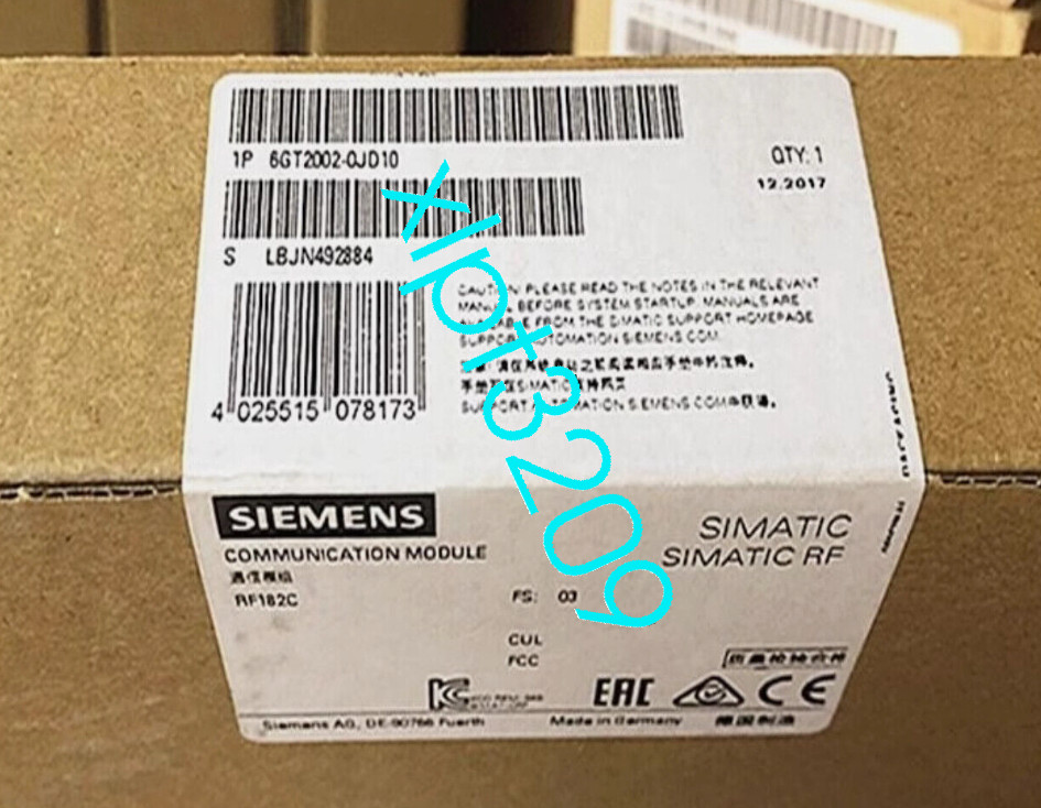 6GT2002-0JD10 Siemens RFID communication module DHL or FedEx