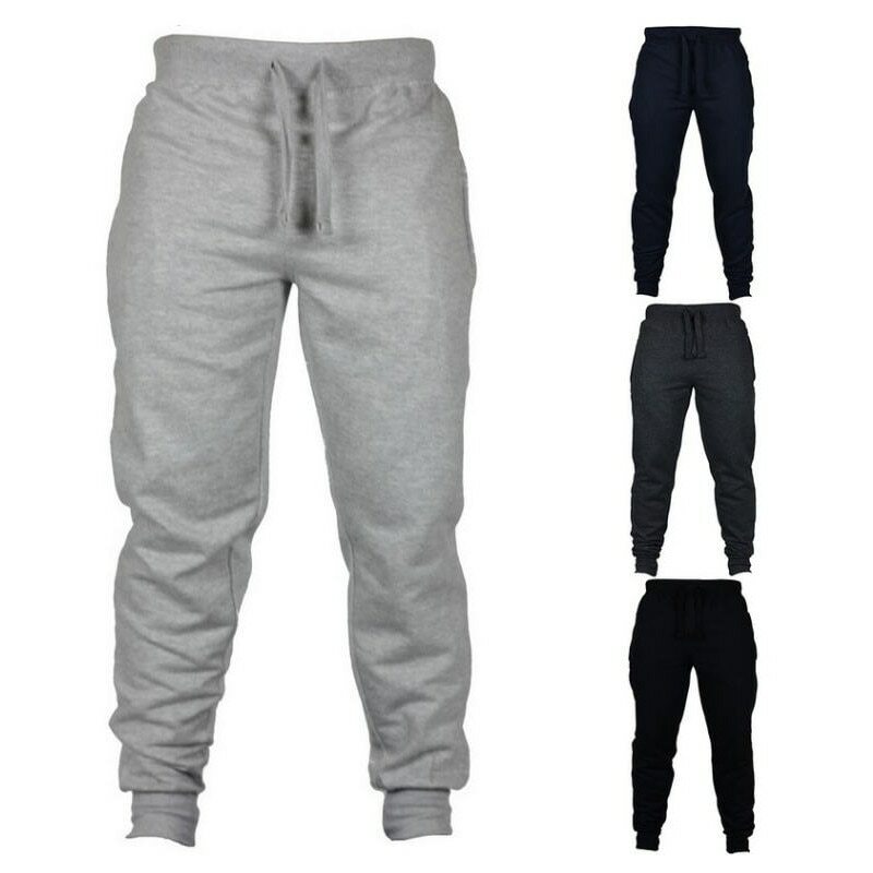 Men's Casual Joggers Pants Sweatpants  Combat Active Sport Workout Trousers